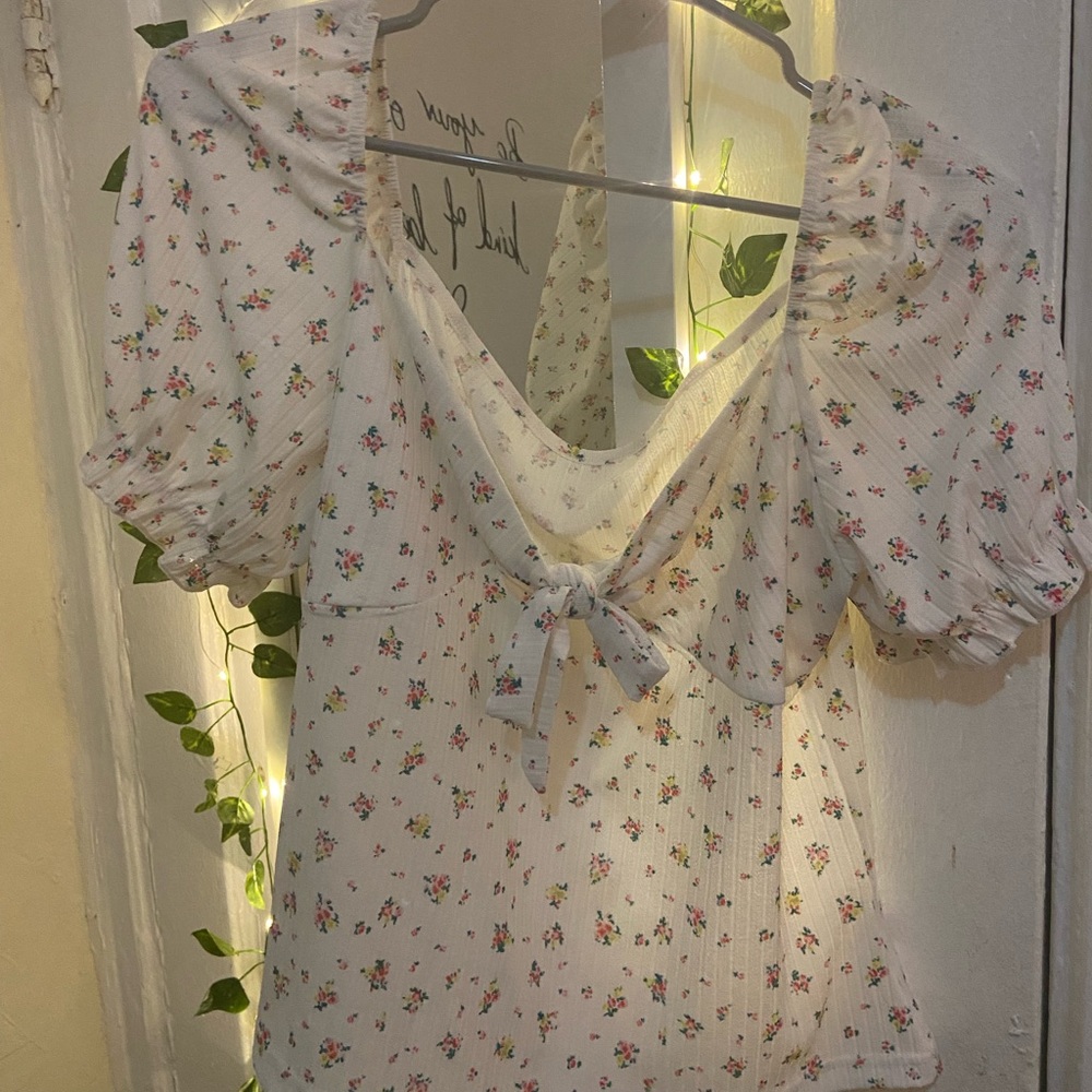 Shein floral top 1X